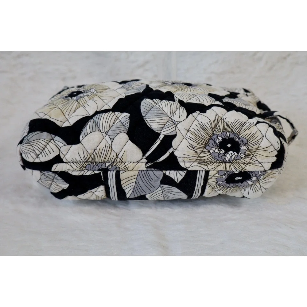 Vera Bradley Camellia Medium Zip Cosmetic Bag Case Travel